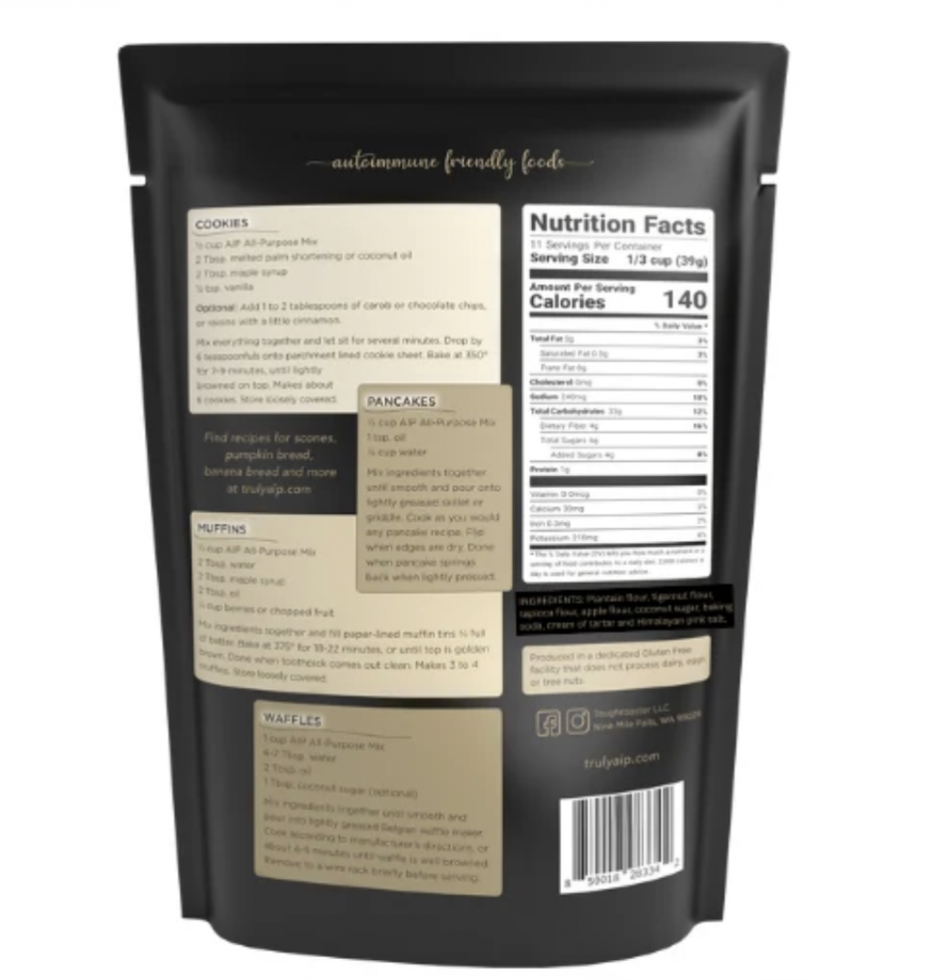 GF Blends Recalls Truly AIP All Purpose Flour and Bread Mix, and EAT G.A.N.G.S.T.E.R. Flat Bread Pizza Mix Due to Potential Undeclared Wheat Gluten