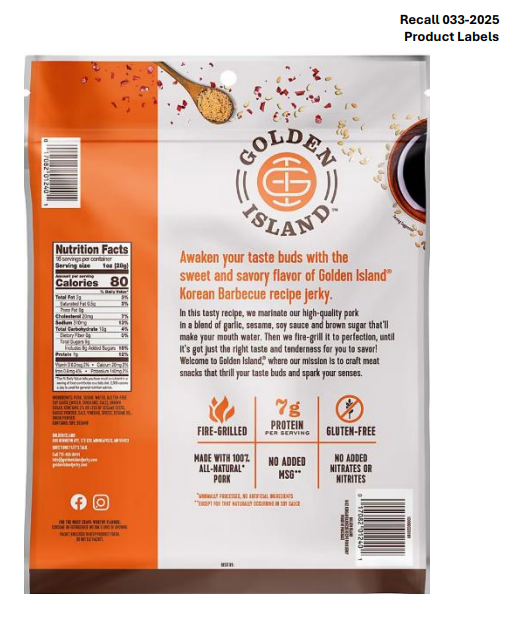 LSI, Inc. Recalls BBQ Pork Jerky Product Due To Possible Foreign Matter Contamination LSI, Inc. Recalls BBQ Pork Jerky Product Due To Possible Foreign Matter Contamination