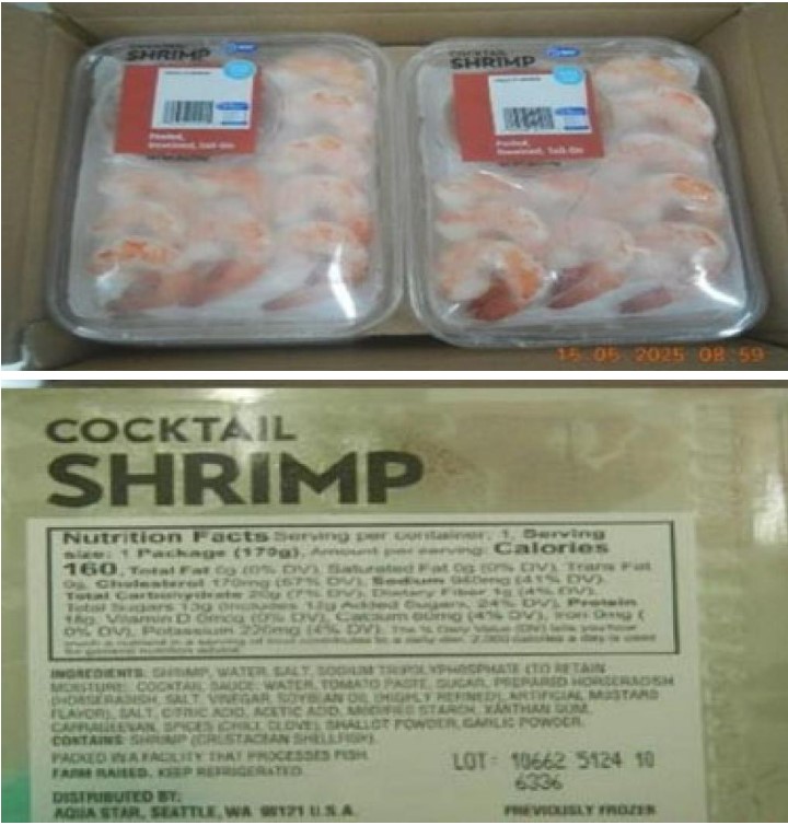 Cocktail Shrimp recalled due to potential Cesium-137 Cocktail Shrimp recalled due to potential Cesium-137
