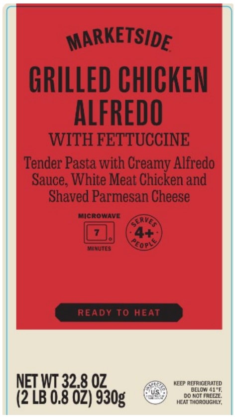 Chicken fettuccine alfredo products recalled due to potential Listeria monocytogenes contamination
