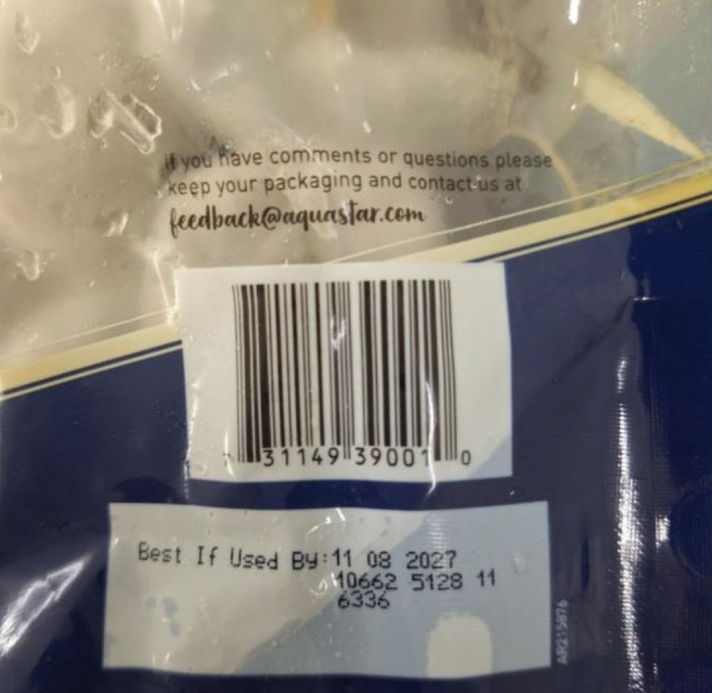 Aquastar (USA) Corp Recalls Kroger Frozen Raw EZ Peel, Kroger Mercado Frozen Cooked Shrimp, and Aquastar Raw Shrimp Skewers Because of Possible Health Risk