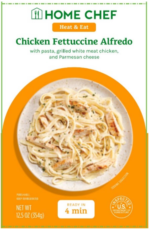 Chicken fettuccine alfredo products recalled due to potential Listeria monocytogenes contamination