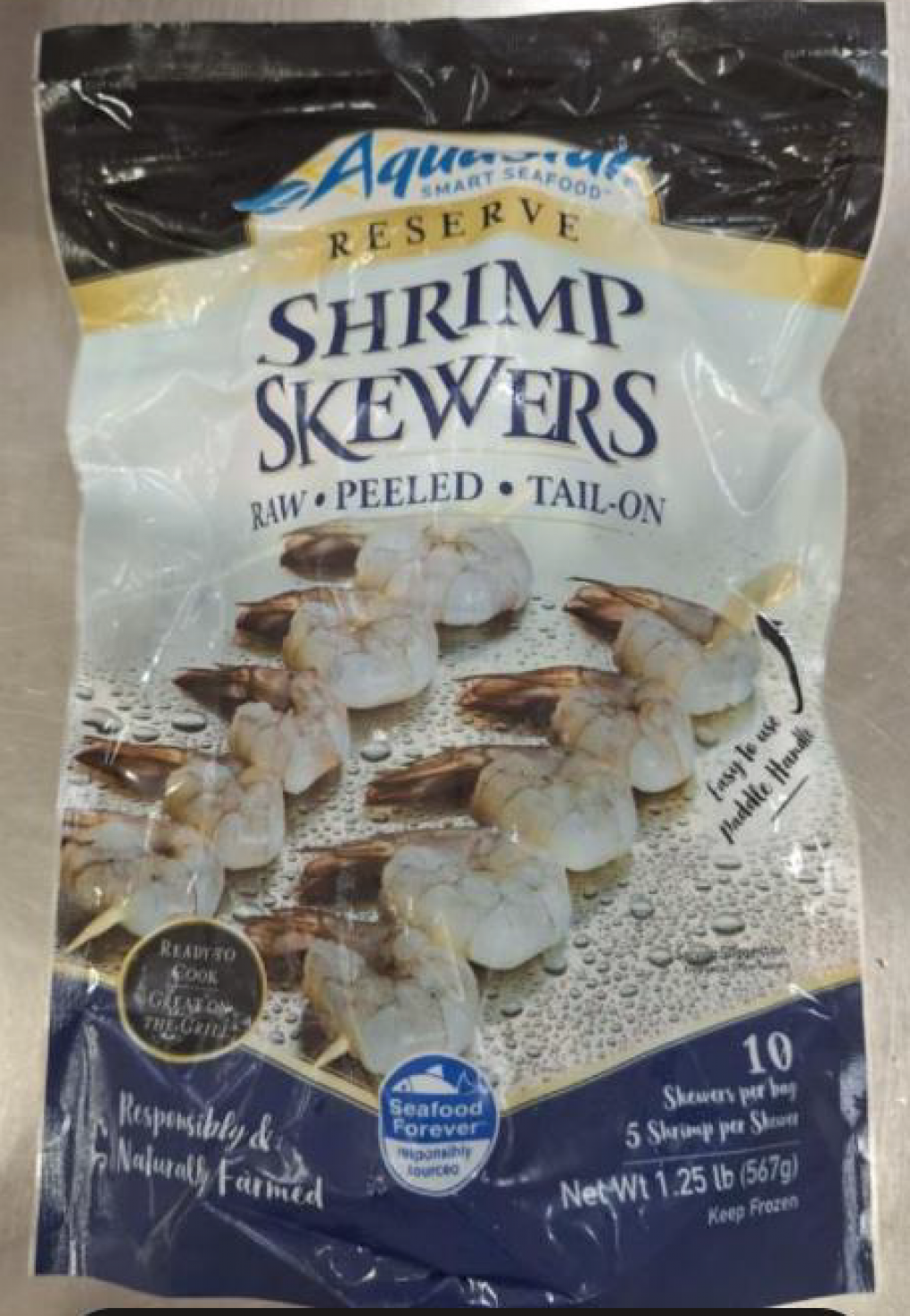Aquastar (USA) Corp Recalls Kroger Frozen Raw EZ Peel, Kroger Mercado Frozen Cooked Shrimp, and Aquastar Raw Shrimp Skewers Because of Possible Health Risk