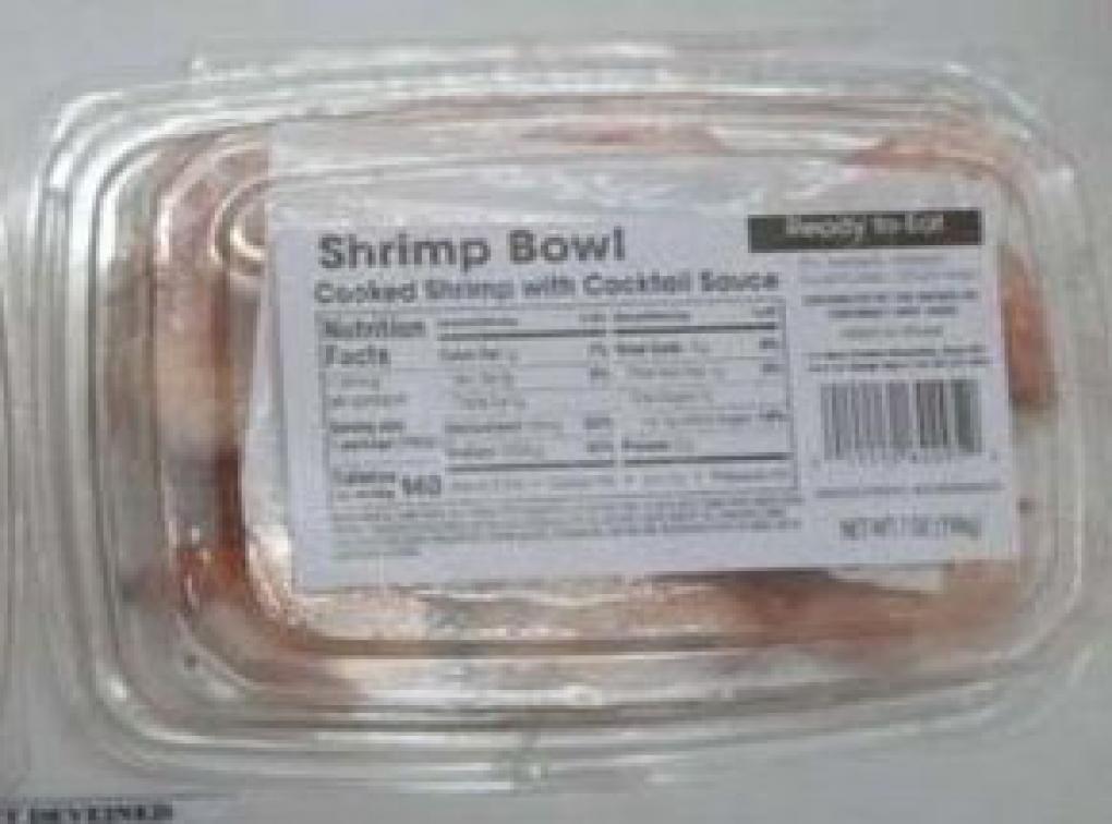 Aquastar (USA) Corp Recalls Kroger Frozen Raw EZ Peel, Kroger Mercado Frozen Cooked Shrimp, and Aquastar Raw Shrimp Skewers Because of Possible Health Risk