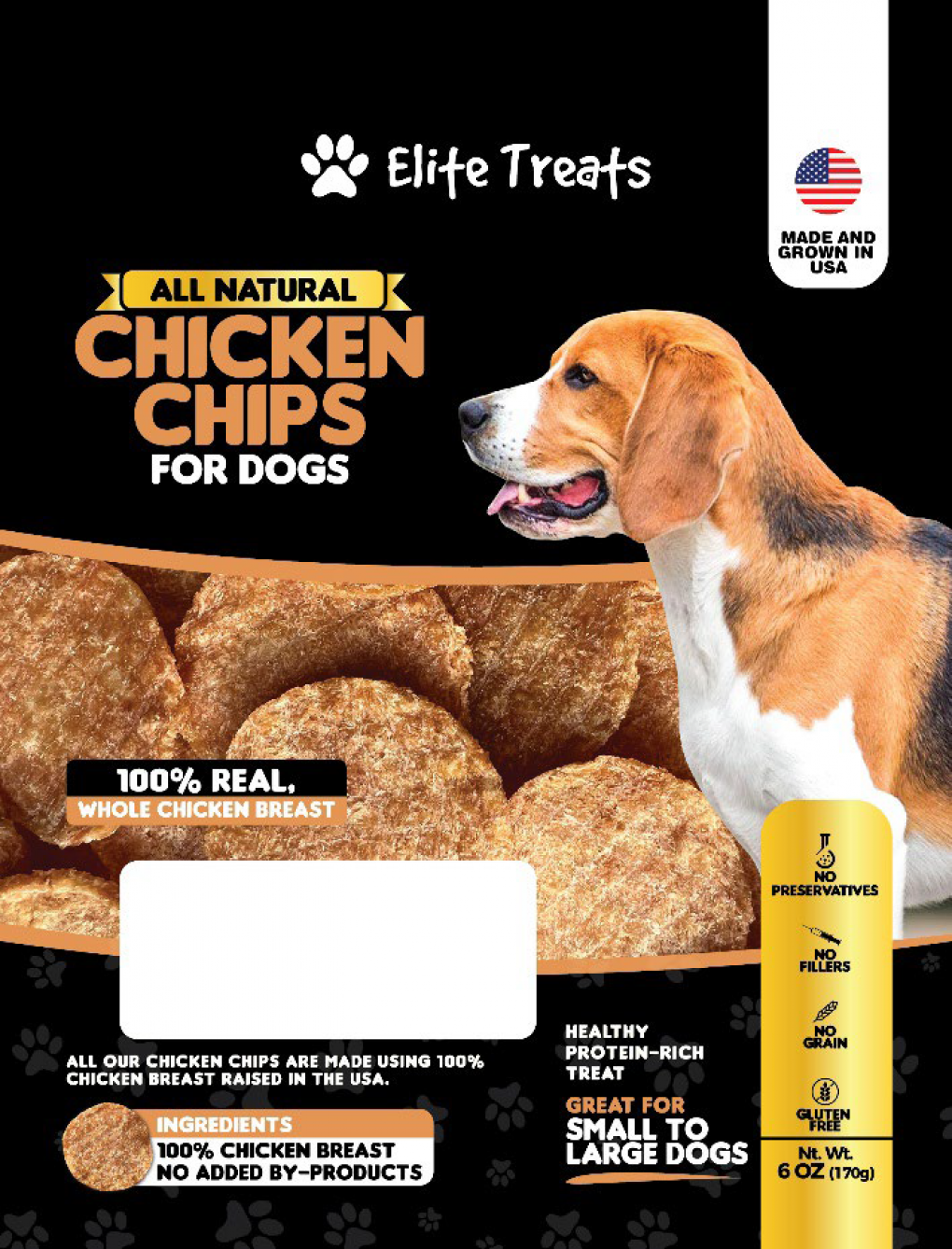 Elite Treats LLC Recalls Single Lot of Chicken Chips Due to Salmonella Contamination