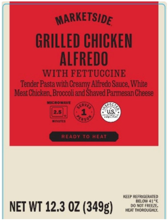 Chicken fettuccine alfredo products recalled due to potential Listeria monocytogenes contamination