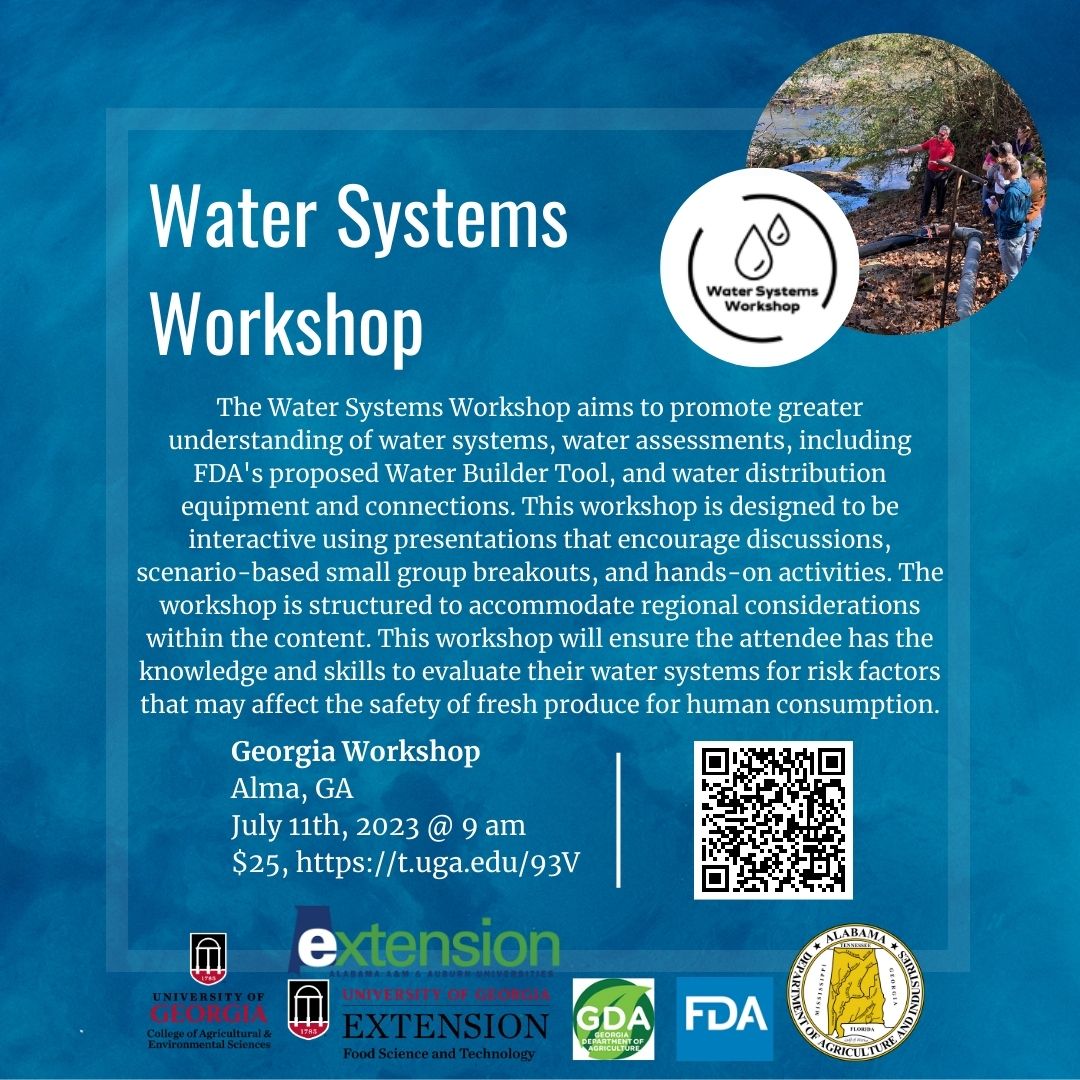 Water Systems Workshop Flyer