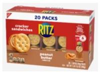 RITZ peanut butter cracker sandwiches recalled due to undeclared peanuts RITZ peanut butter cracker sandwiches recalled due to undeclared peanuts