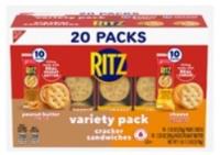 RITZ peanut butter cracker sandwiches recalled due to undeclared peanuts RITZ peanut butter cracker sandwiches recalled due to undeclared peanuts