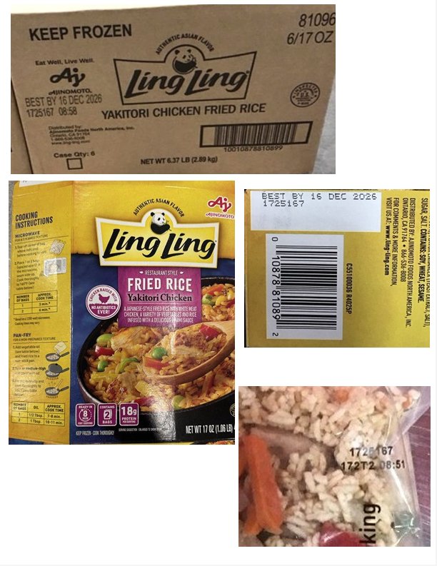 Ajinomoto Foods North America, Inc. EXPANDS Recall due to Possible Foreign Matter Contamination Ajinomoto Foods North America, Inc. EXPANDS Recall due to Possible Foreign Matter Contamination