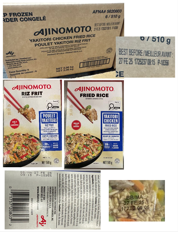 Ajinomoto Foods North America, Inc. EXPANDS Recall due to Possible Foreign Matter Contamination Ajinomoto Foods North America, Inc. EXPANDS Recall due to Possible Foreign Matter Contamination