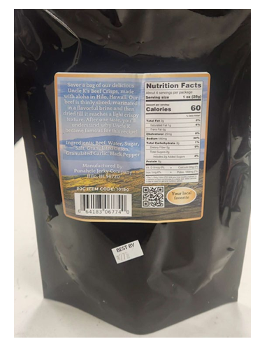 FSIS Issues Public Health Alert for Ready-To-Eat Beef Jerky Products Due to Misbranding and Undeclared Allergen FSIS Issues Public Health Alert for Ready-To-Eat Beef Jerky Products Due to Misbranding and Undeclared Allergen