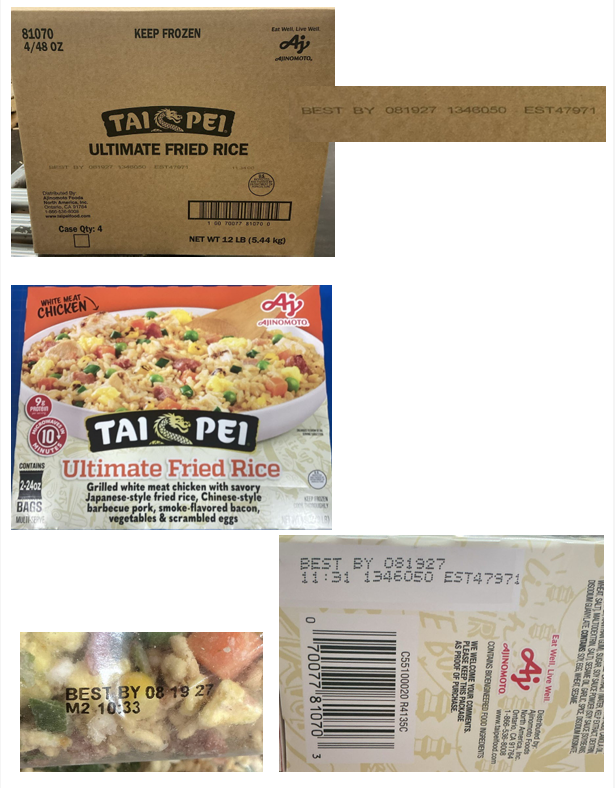 Ajinomoto Foods North America, Inc. EXPANDS Recall due to Possible Foreign Matter Contamination Ajinomoto Foods North America, Inc. EXPANDS Recall due to Possible Foreign Matter Contamination