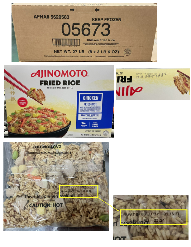 Ajinomoto Foods North America, Inc. EXPANDS Recall due to Possible Foreign Matter Contamination Ajinomoto Foods North America, Inc. EXPANDS Recall due to Possible Foreign Matter Contamination