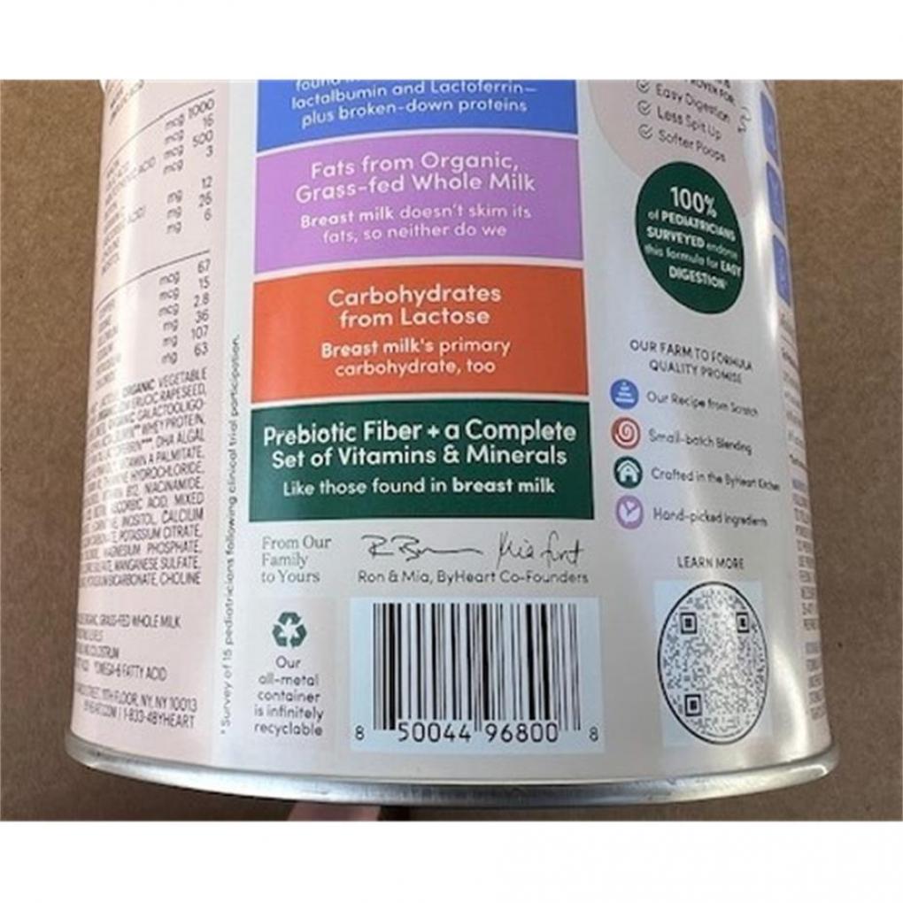 ByHeart Initiates a Voluntary Recall of Two Batches of Infant Formula ByHeart Initiates a Voluntary Recall of Two Batches of Infant Formula