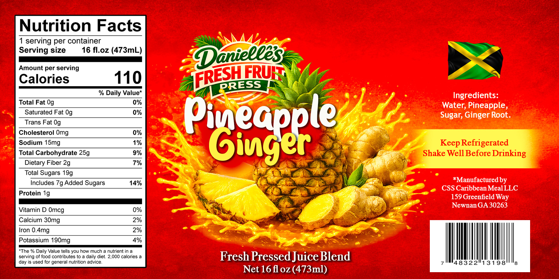 CONSUMER ADVISORY: Danielle's Fresh Pressed Juice Blend Products CONSUMER ADVISORY: Danielle's Fresh Pressed Juice Blend Products