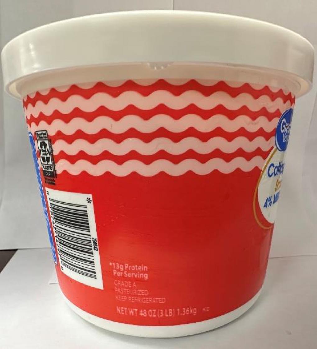 Saputo USA Recalls Great Value Cottage Cheese Because of Possible Health Risk Saputo USA Recalls Great Value Cottage Cheese Because of Possible Health Risk