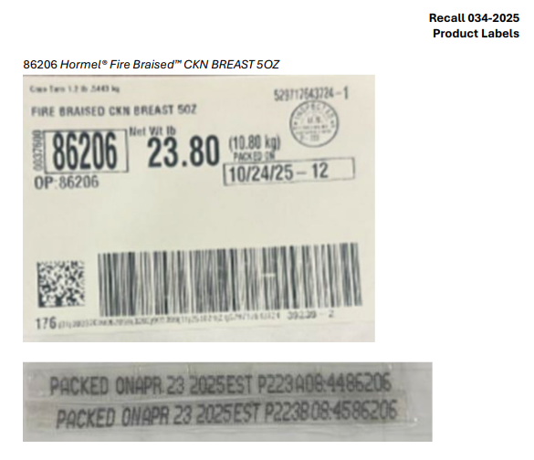 Hormel Foods Corporation Recalls Ready-To-Eat Frozen Chicken Products Due to Possible Foreign Matter Contamination Hormel Foods Corporation Recalls Ready-To-Eat Frozen Chicken Products Due to Possible Foreign Matter Contamination