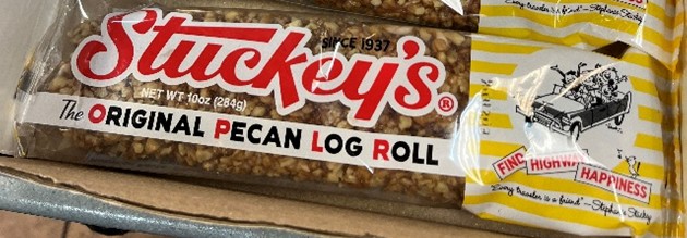 Georgia Agriculture Commissioner Announces Voluntary Recall of Stuckey’s Corporation Pecan Log Rolls Due to Labeling Error Georgia Agriculture Commissioner Announces Voluntary Recall of Stuckey’s Corporation Pecan Log Rolls Due to Labeling Error