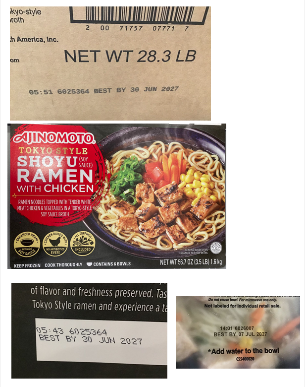 Ajinomoto Foods North America, Inc. EXPANDS Recall due to Possible Foreign Matter Contamination Ajinomoto Foods North America, Inc. EXPANDS Recall due to Possible Foreign Matter Contamination