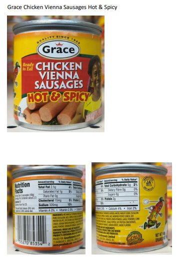 FSIS Issues Public Health Alert for Ineligible Chicken Vienna-Style Sausage Products Illegally Imported From Jamaica FSIS Issues Public Health Alert for Ineligible Chicken Vienna-Style Sausage Products Illegally Imported From Jamaica