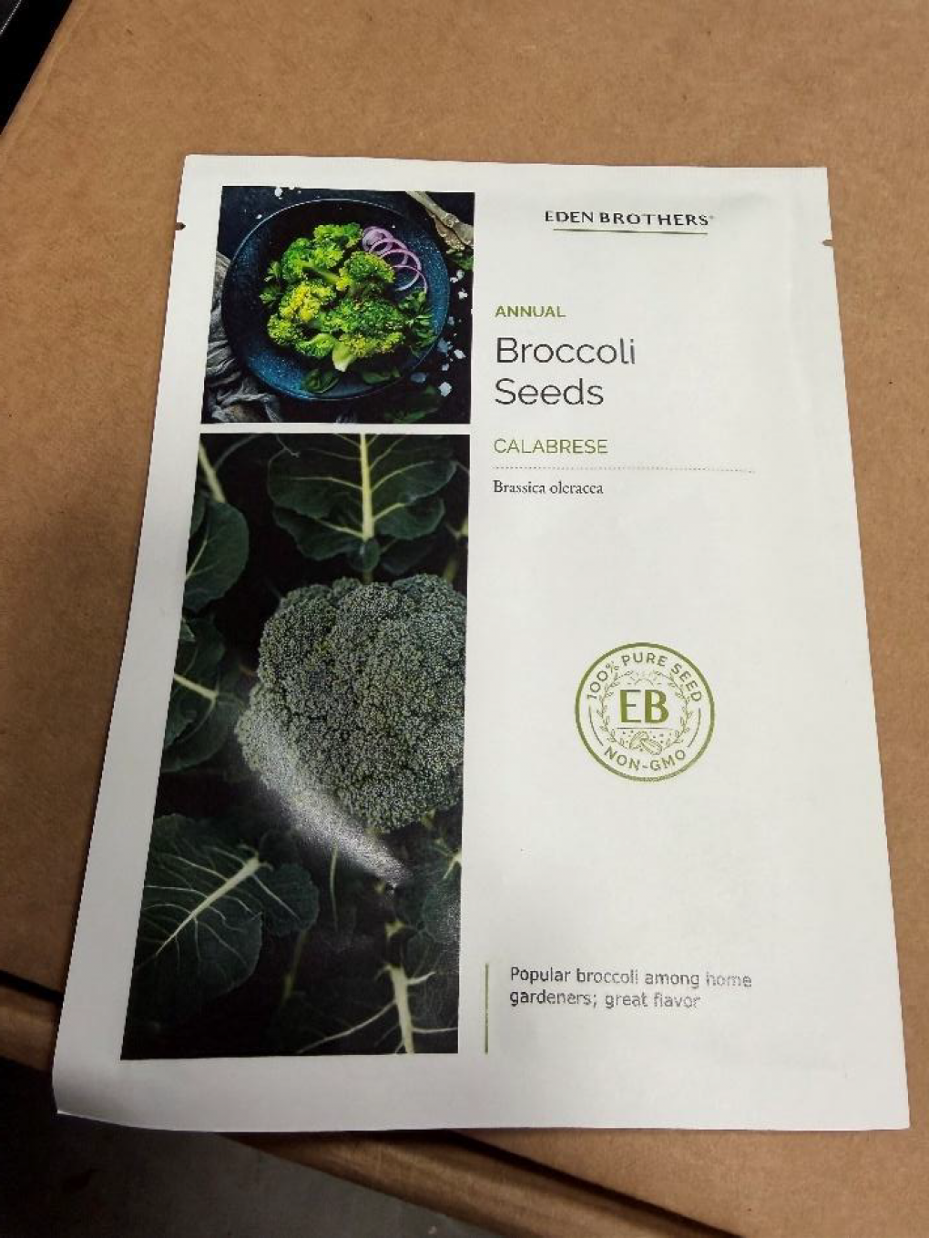 Eden Brothers Recalls Calabrese Broccoli Seeds Due to Possible Salmonella Contamination Eden Brothers Recalls Calabrese Broccoli Seeds Due to Possible Salmonella Contamination