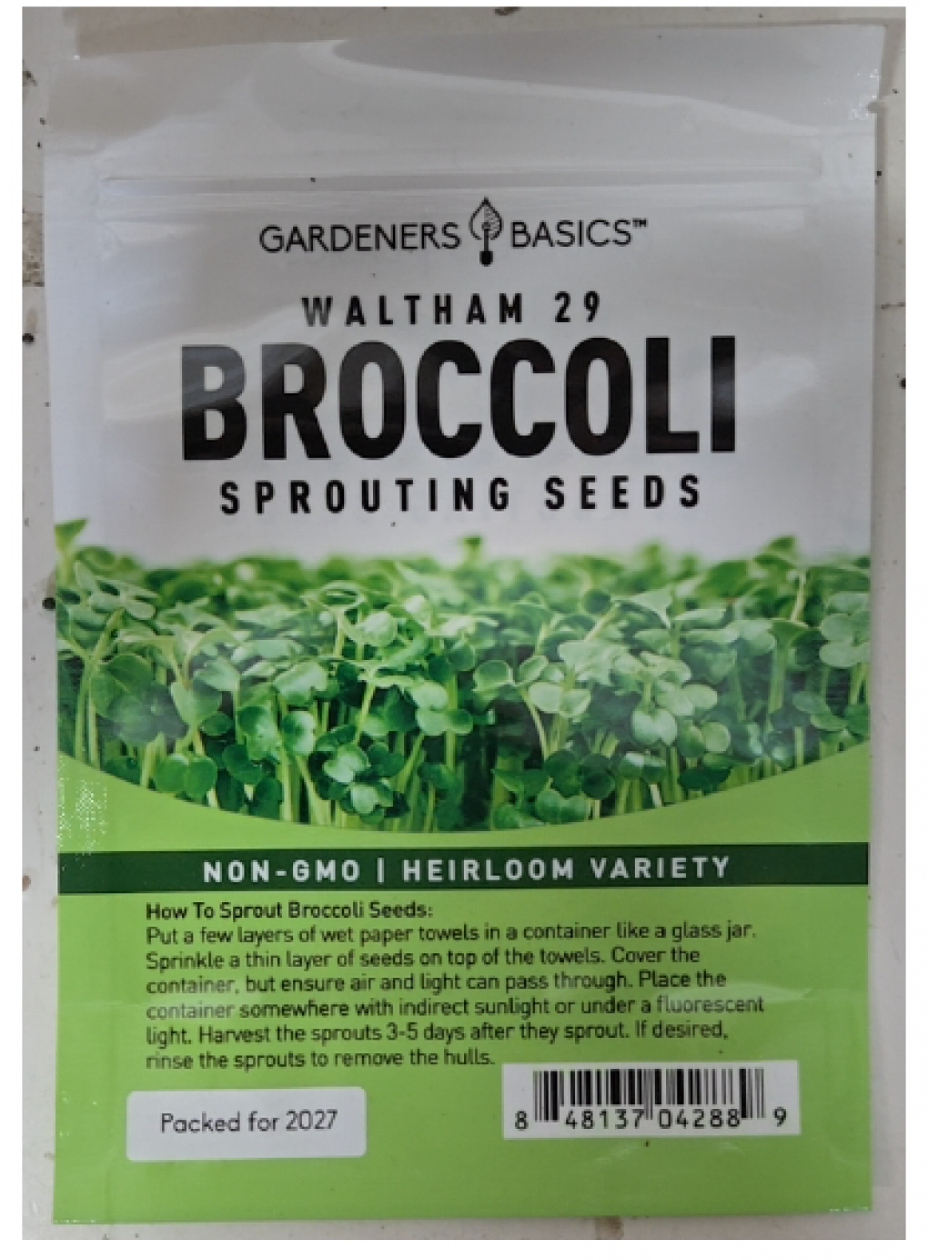Gardeners Basics Recalls Waltham 29 Broccoli Sprouting Seeds Due to Possible Salmonella Contamination Gardeners Basics Recalls Waltham 29 Broccoli Sprouting Seeds Due to Possible Salmonella Contamination